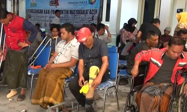 67 Kaki Palsu Gratis Dibagikan untuk Penyandang Disabilitas