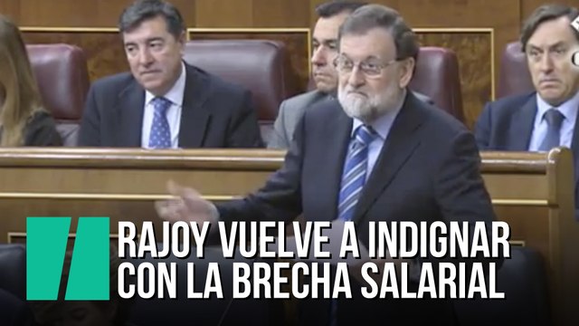 Rajoy cuando le hablan de la brecha salarial: No tienen nada mejor que hacer a estas horas de la mañana