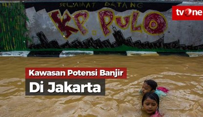 Kawasan Potensi Banjir Akibat Sungai DKI Jakarta