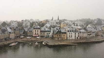 Neige à Saint-Goustan