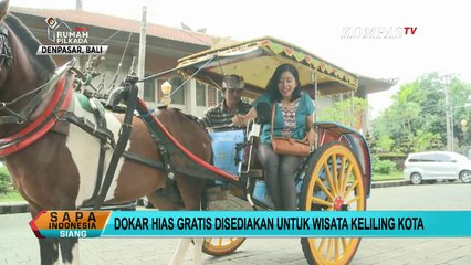 Dokar Hias Gratis Disediakan untuk Wisata Keliling Kota