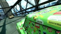 Lightning McQueen VS Chick Hicks Street Race Track Disney pixar car by onegamesplus