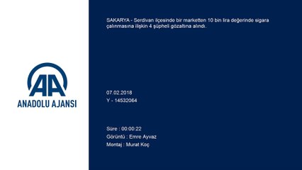 Çaldıkları sigaraları büfeciye satmışlar - SAKARYA