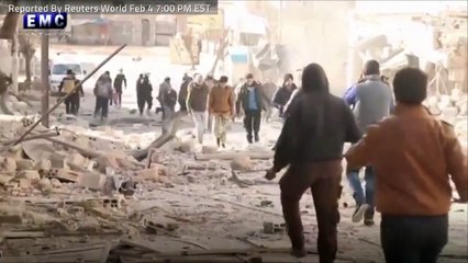 Russian Bombs Pummel Idlib Province after Rebels Shoot Down Jet