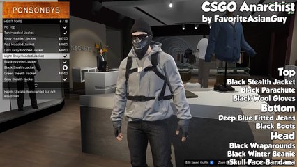 GTA 5 Online - FASHION FRIDAY! (Apocalyptic Free Runner, CSGO Outfits & Roy Harper) [GTA V]