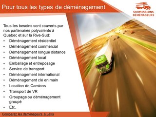 Prix pour déménagement à Lévis & conseils