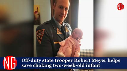 Wow! Choking Infant Saved By An Off-duty Trooper