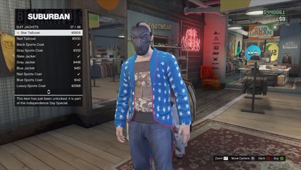 GTA 5 Online - NEW Male & Female USA Clothes! (Outfit Showcase) [GTA V Independence Day DLC]