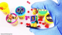 Spiderman Lego Ninjago Kai Jay Lloyd Zane Cole Play-Doh Surprise Tubs Learn Colors Episodes