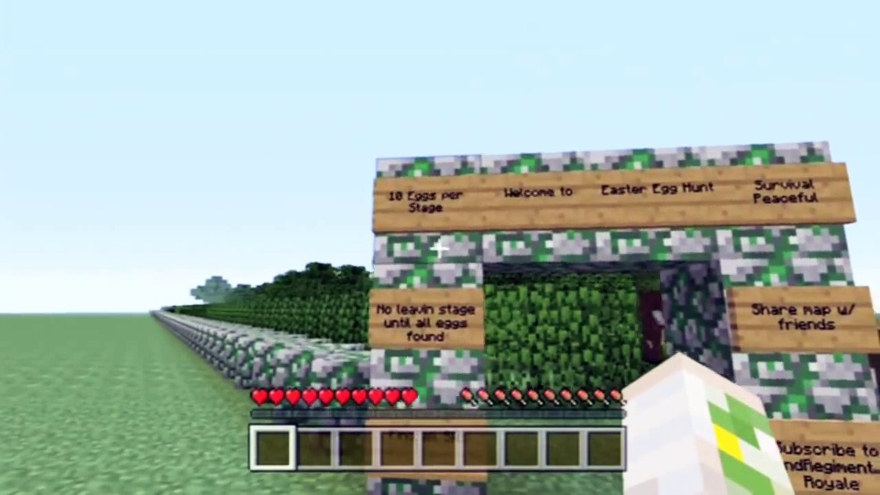 Minecraft Xbox 360 Easter Egg Hunt Happy Easter Custom Map Tu8 Video Dailymotion