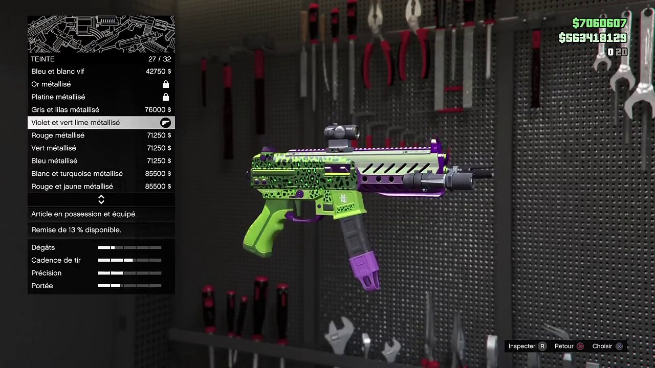 TOUTES LES ARMES AMÉLIORÉES (MK2) + CAMOUFLAGES DÉBLOQUÉS ! GTA 5 ONLINE