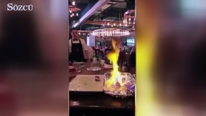 Nusret'e özendi; restoran karıştı!