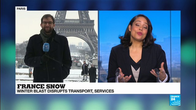 Paris snow closes Eiffel Towel, but visitors'' mood not dampened