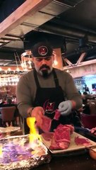 Erdal Şef Nusret'e özendi... Restoran karıştı