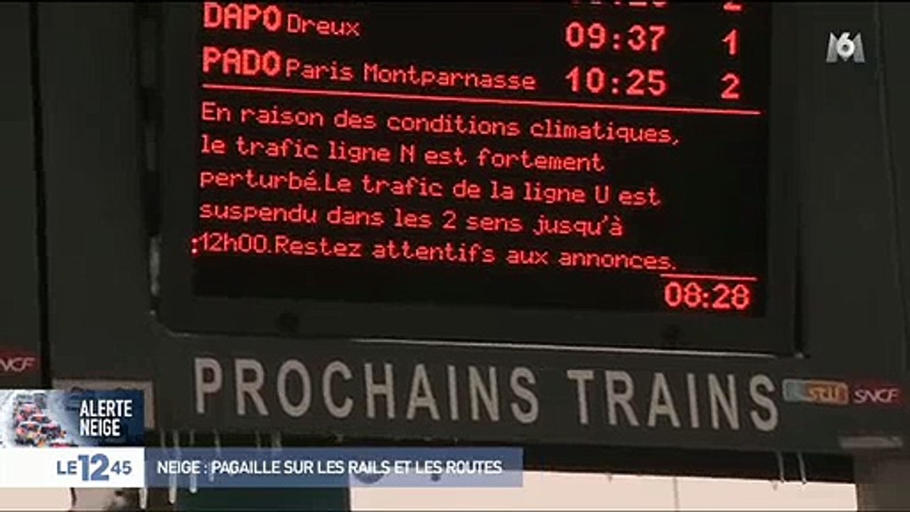 Le désarroi et le ras-le-bol des automobilistes et des usagers de la SNCF filmé par le 12/45 de M6