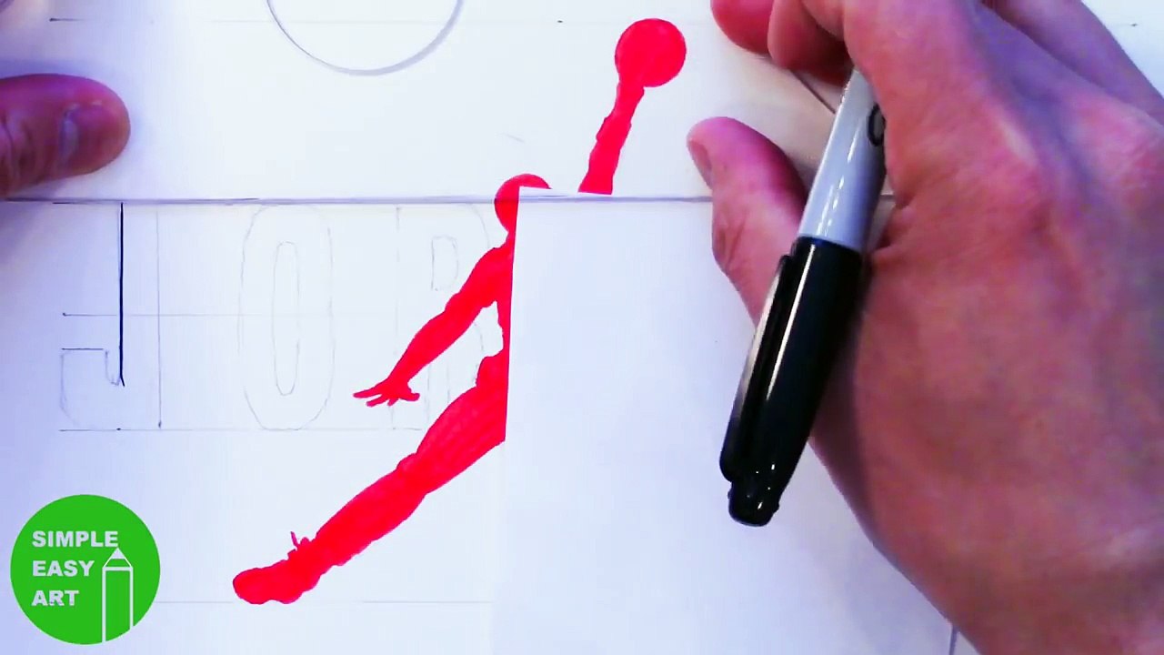 How to Draw the Air Jordan Logo