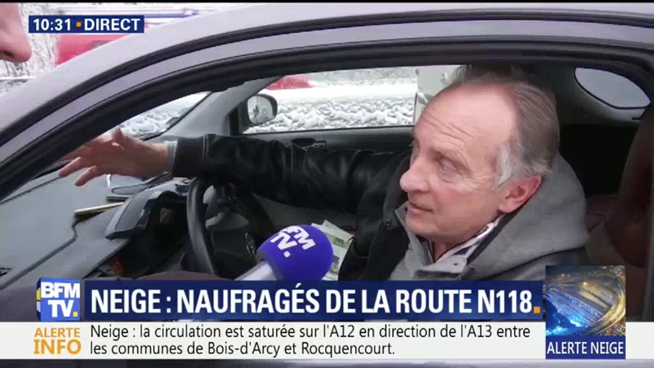 Neige : Yves Lecoq, naufragé de la route, témoigne sur BFM TV