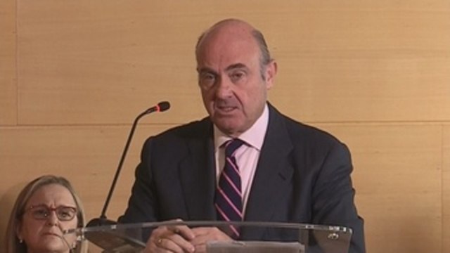 Luis de Guindos confía en ser elegido vicepresidente del BCE