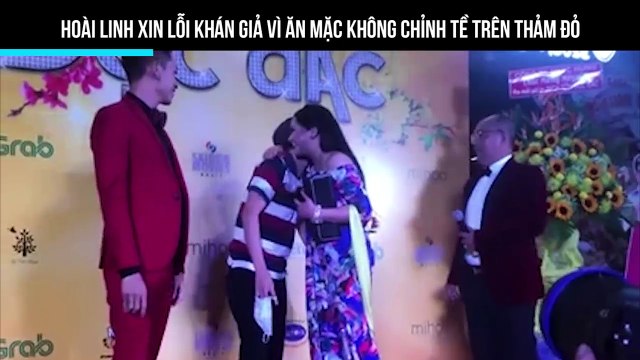 Hoài Linh xin lỗi khán giả vì ăn mặc không chỉnh tề trên thảm đỏ