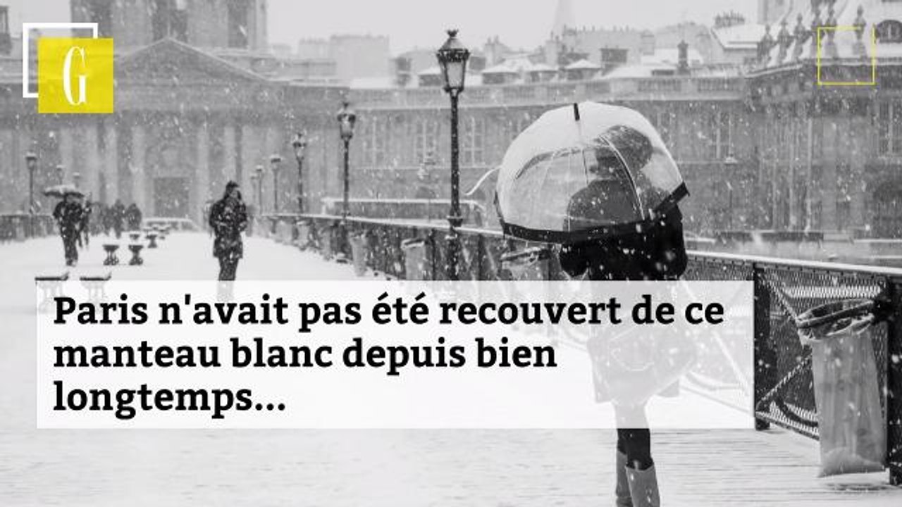 Paris sous la neige : ces clichés hypnotisants