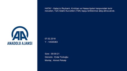 Sınır hattında askeri helikopter hareketliği devam ediyor - HATAY