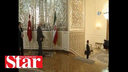 Dışişleri Bakanı Çavuşoğlu, İran�da mevkidaşıyla görüştü