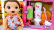 Baby Alive Minha Boneca Comendo Sanduiche Hello Kitty de Massinha de Modelar Play-Doh !!!