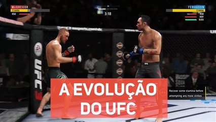 A evolução do jogo UFC do começo até agora