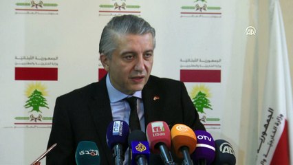 Büyükelçi Erciyes'ten Lübnan Dışişleri Bakanı Basil'e veda ziyareti - BEYRUT