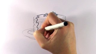 How to Draw a Cartoon Stack Of Pancakes