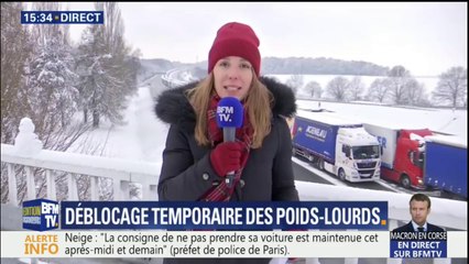 Sur l’autoroute A10, les poids lourds peuvent reprendre le volant temporairement