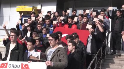 Öğrencilerden Afrin'deki Askerlere Moral Mektubu