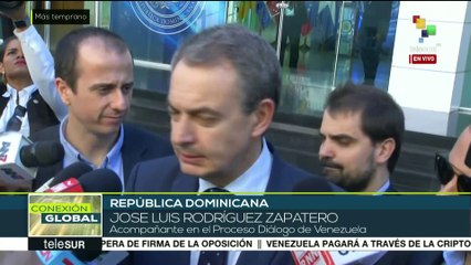 Zapatero: Alternativa al acuerdo sería negativa para Venezuela
