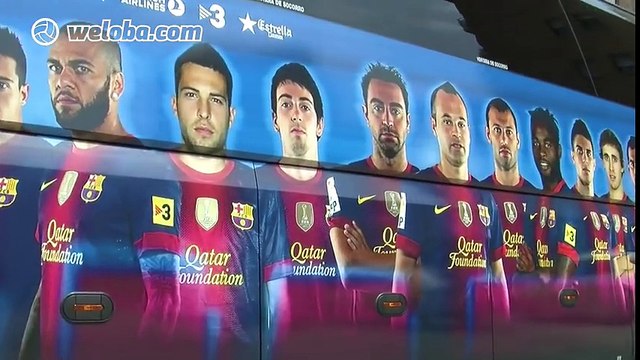 Voici le nouveau bus du Barça qui déchire la toile de par son luxe...