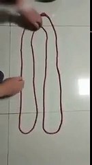 single piece of string carry a clay pot