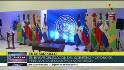 Se espera que gob. y oposición de Venezuela firmen acuerdo de paz