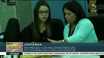 Costa Rica: inicia verificación de votos de forma manual