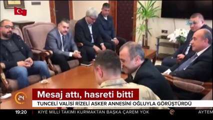 Mesaj attı, hasreti bitti