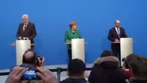 Koalitionsvertrag: Spitzen von Union und SPD zufrieden