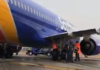 Plane Skids Sideways on Taxiway Before Departing Baltimore Airport