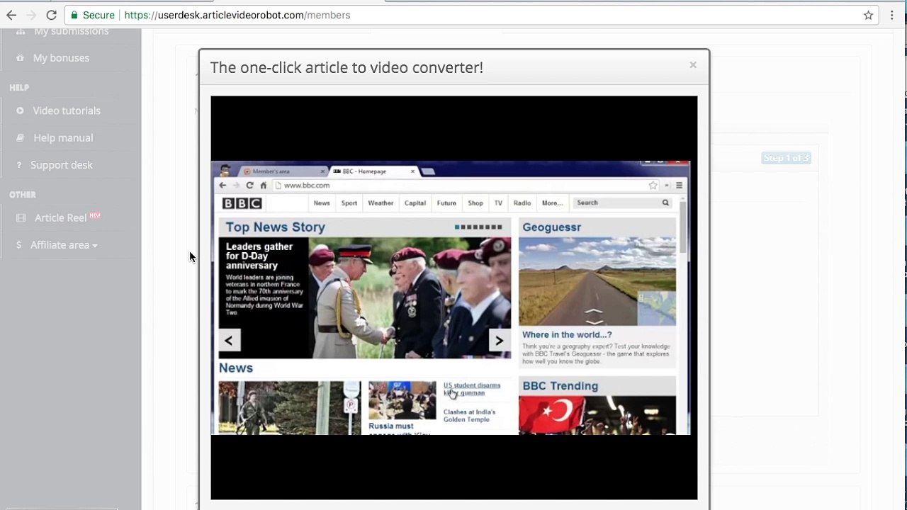Article Video Robot How To Turn Article Into Video Without a Camera