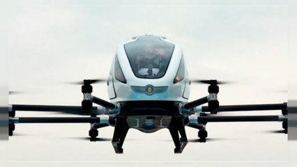 شاهد: تاكسي "الدرون" لنقل الركاب في الصين