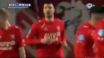 Alireza Jahanbakhsh Penalty Goal FC Twente 0-1  AZ Alkmaar - Eredivisie  - 07.02.2018