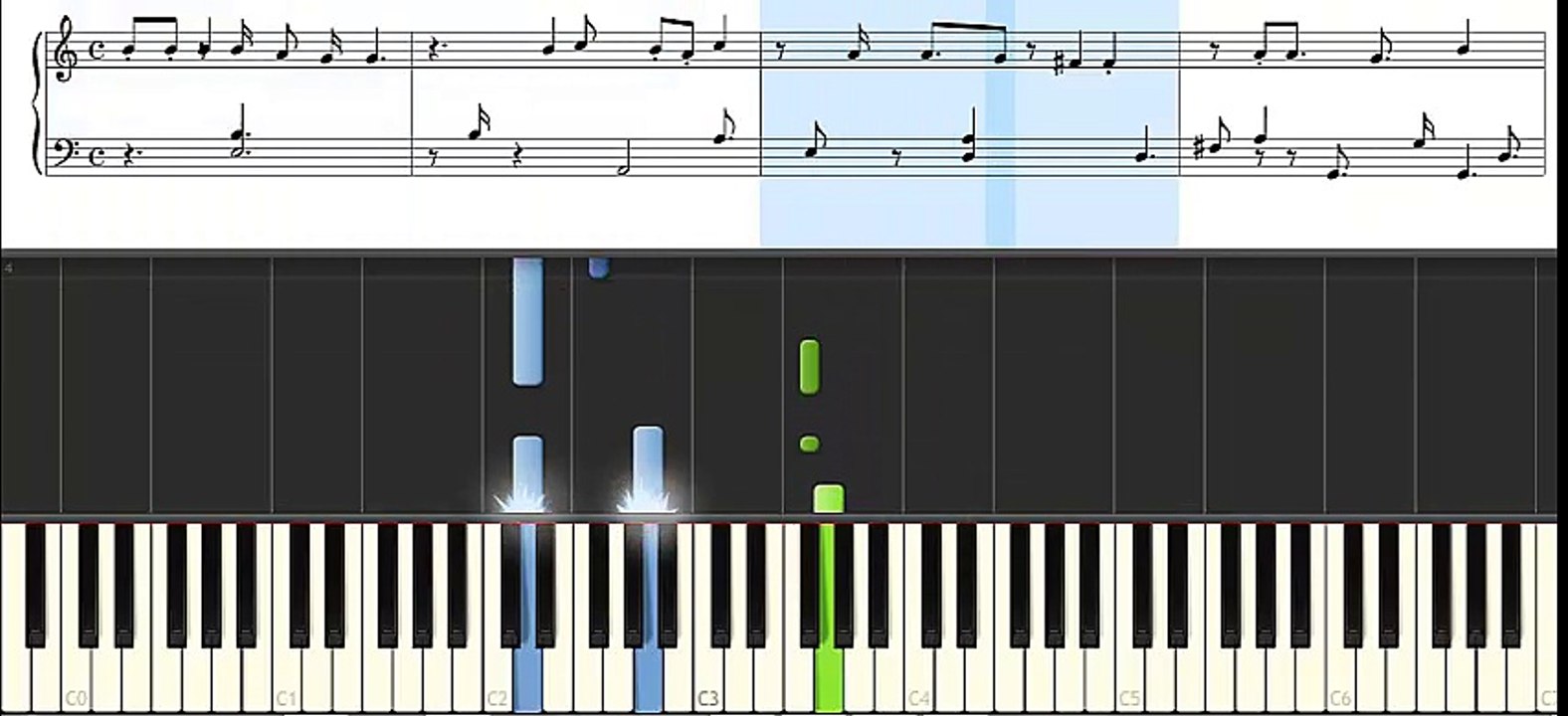 my girl love is hard (Sarangun Himdunkabwa ) short piano synthesia