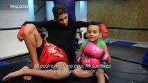 Campeón de Kick Boxing, Sergio Santos, salva a jóvenes de las drogas