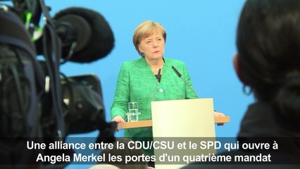 Allemagne : enfin une coalition après 4 mois d'impasse