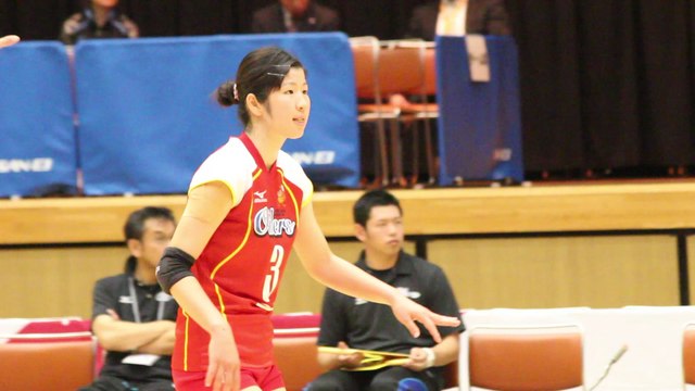 高本佳澄選手(Kasumi Takamoto)大野石油広島オイラーズ【女子ﾊﾞﾚｰﾎﾞｰﾙVﾁｬﾚﾝｼﾞﾘｰｸﾞⅠ2016-2017】2017.11.19美濃加茂市中央体育館プラザちゅうたい