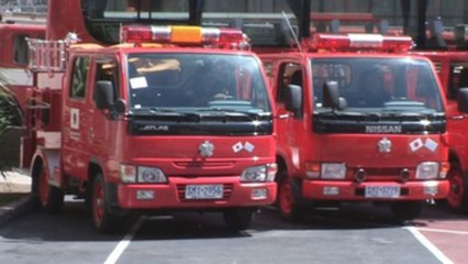 Japón dona 8 camiones al Cuerpo de Bomberos de Uruguay