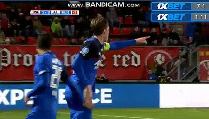 Wout Weghorst Second Goal HD - Twente 0-3 AZ Alkmaar  07.02.2018