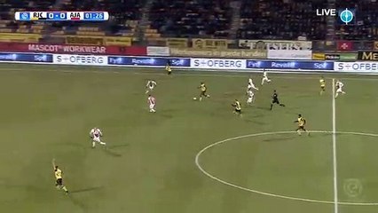 Simon Gustafson GOAL HD - Roda 1-0 Ajax 07.02.2018